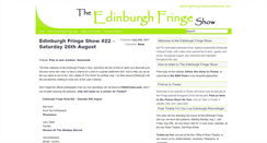 Desktop Screenshot of edinburghfringe.thepodcastcorner.com