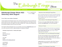 Tablet Screenshot of edinburghfringe.thepodcastcorner.com